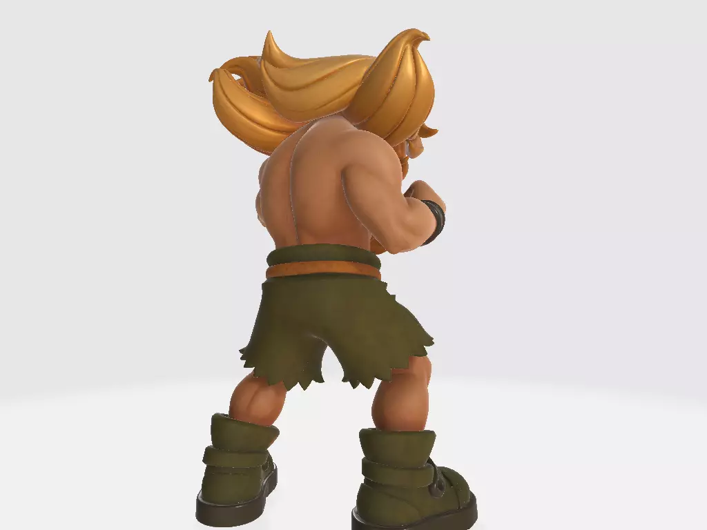 Metal Slug - Hyakutaro Ichimonji - Punch 3D print model_4
