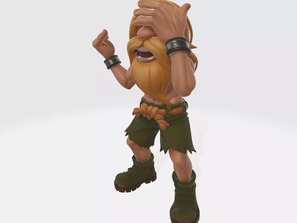 Metal Slug - Hyakutaro Ichimonji - Hang Loose 3D print model_2