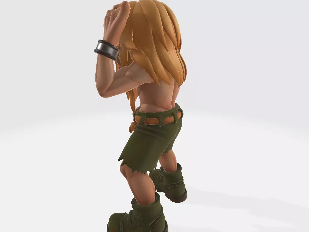 Metal Slug - Hyakutaro Ichimonji - Hang Loose 3D print model_3