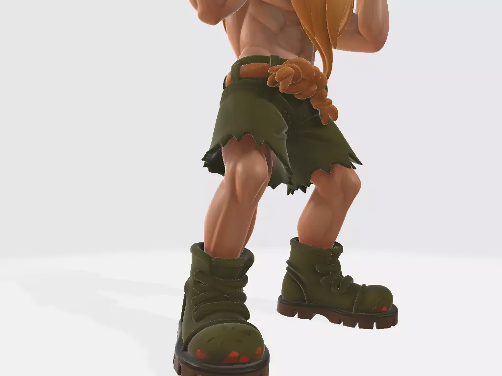 Metal Slug - Hyakutaro Ichimonji - Hang Loose 3D print model_7