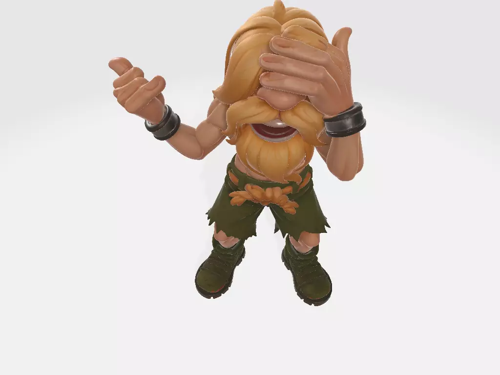 Metal Slug - Hyakutaro Ichimonji - Hang Loose 3D print model_6