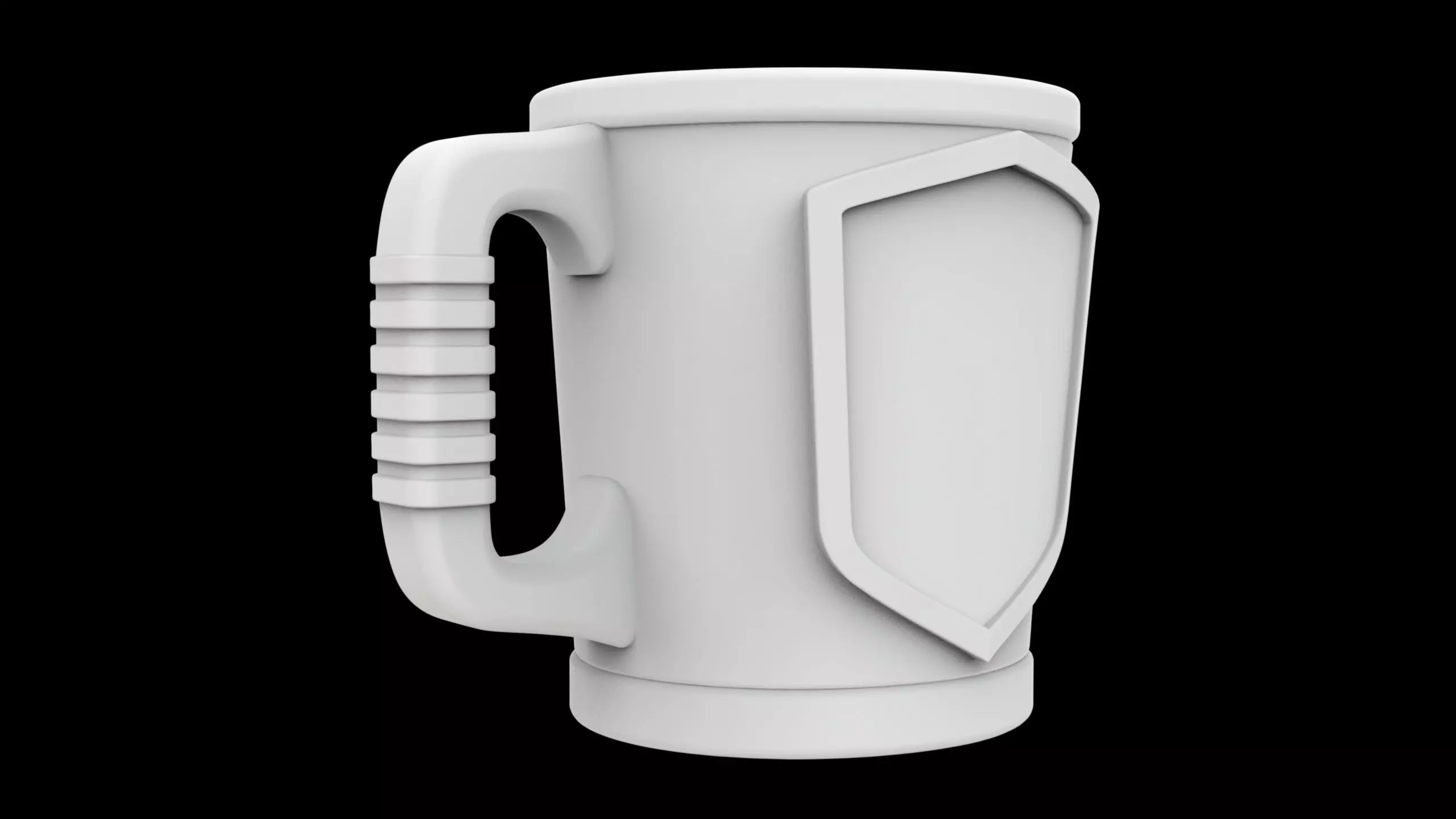 Frost Shield One-Handle Pint Cozy 3D Printable Utility Holder 3D print model_3