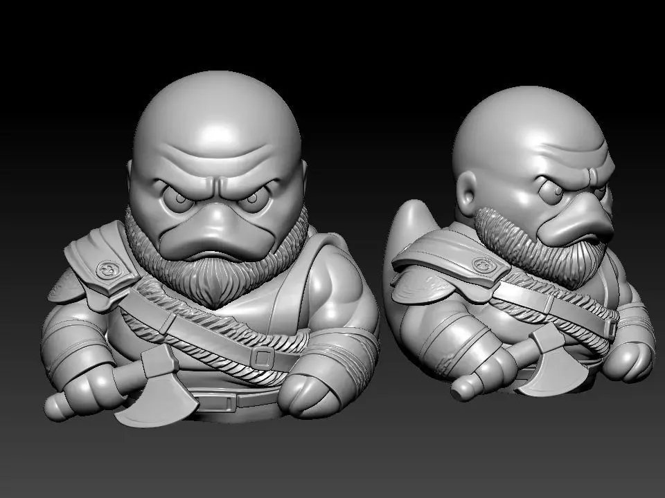 Rubber Duck - Krados model - 3D print 3D print model_1