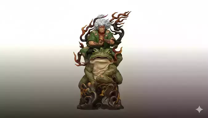 Jiraiya with Frog