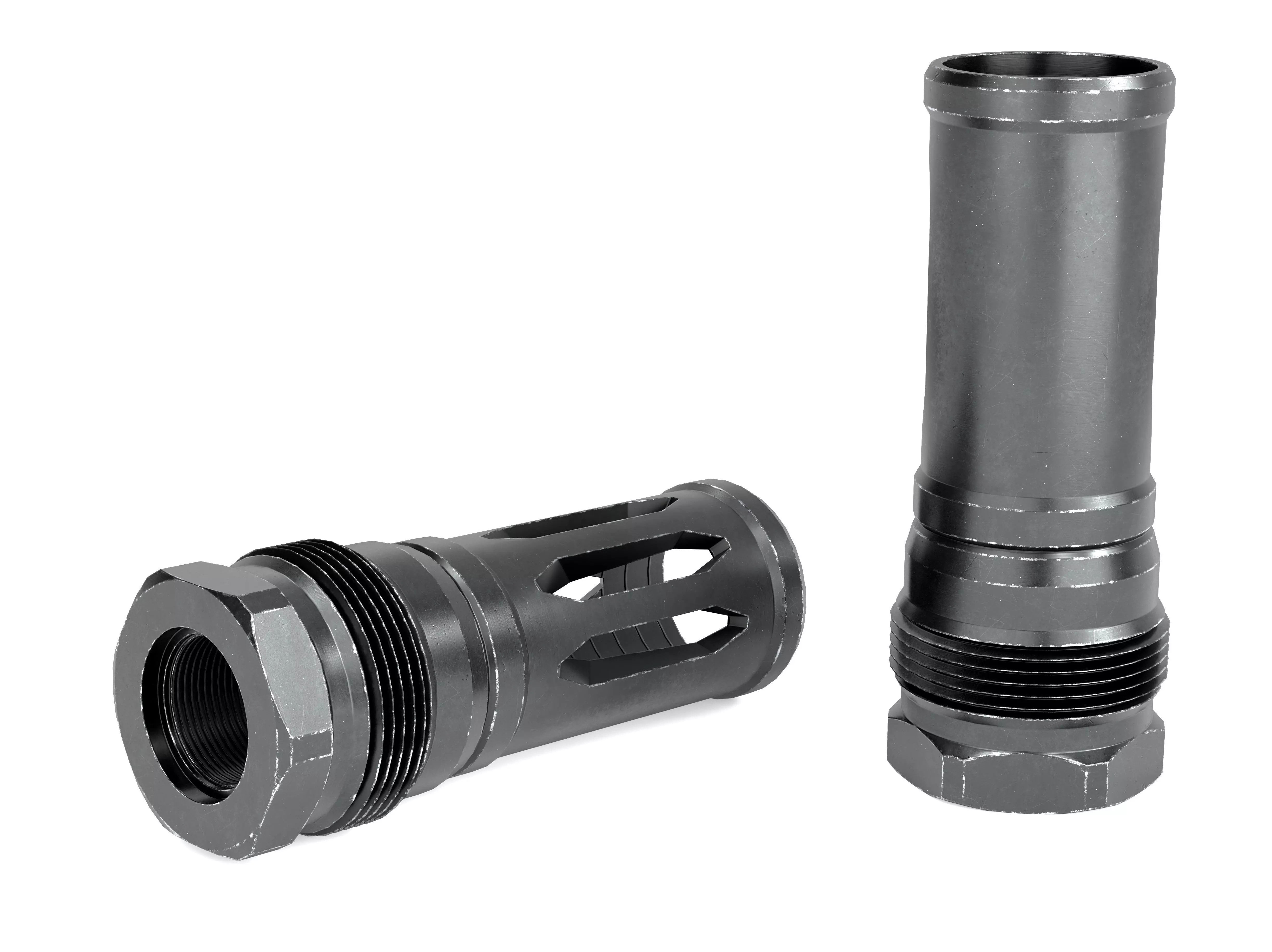 Rearden MFG R2C Flash Hider Low-poly 3D model_3