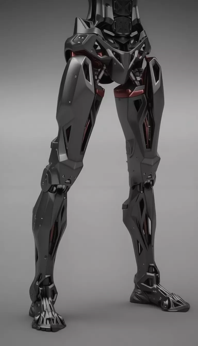 Cybernetic Titan Advanced Exoskeleton Warrior Low-Poly 3D Low-poly 3D model_8