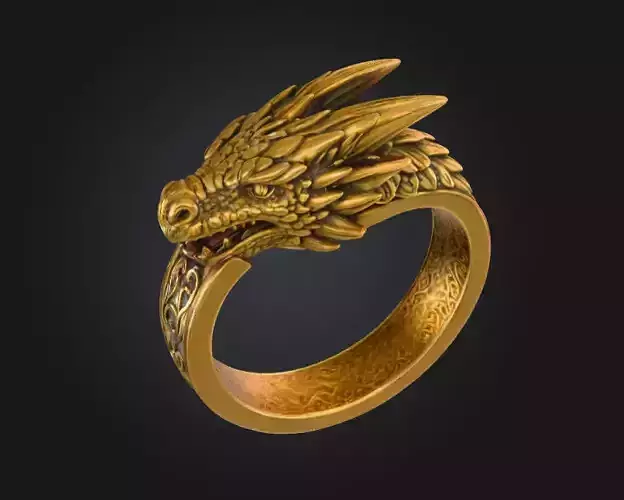 Golden Dragon Ring