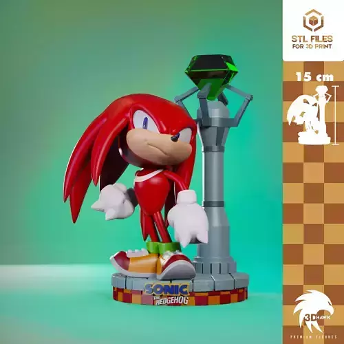 Knuckles Classic Line  3D print model