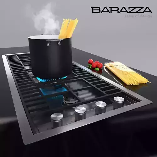 hob 1PLB3T by Barazza - Spaghetti 3D model