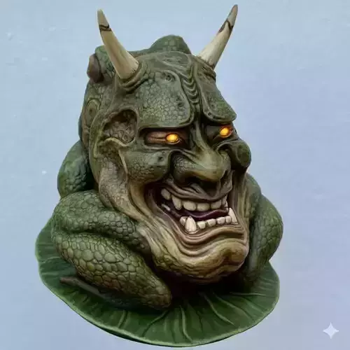 Kaeru Hannya 3D Model