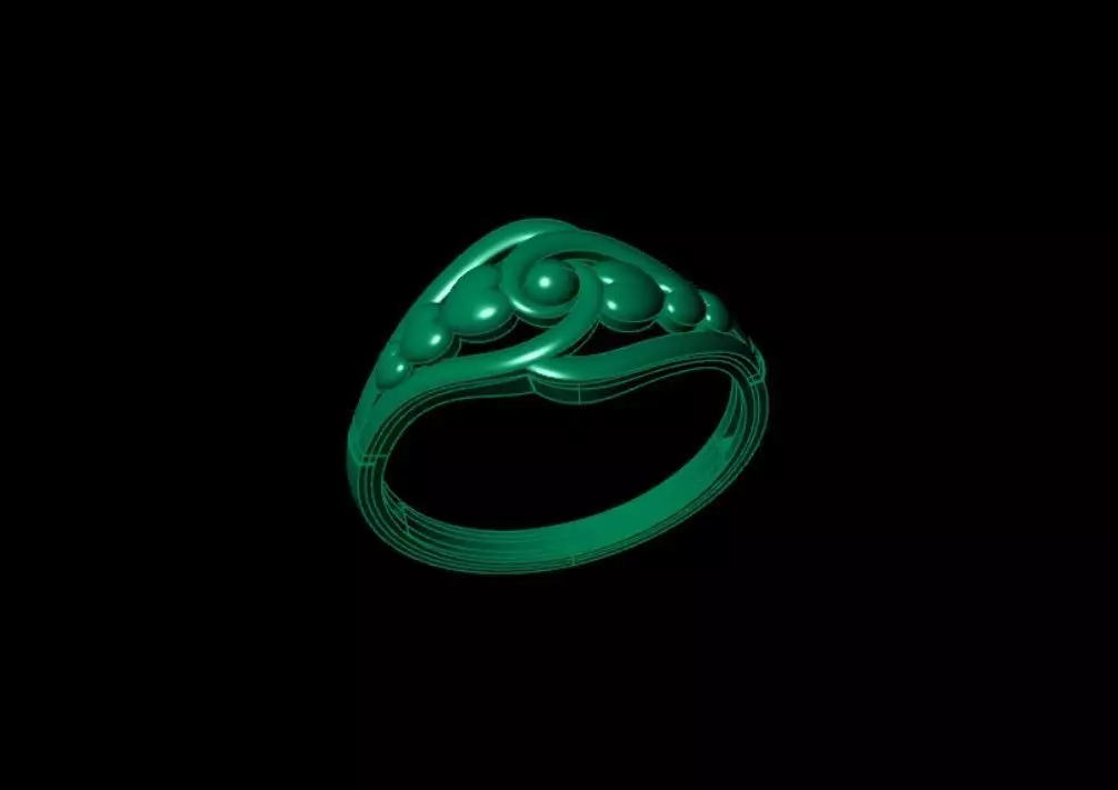 Rings 3D print model_2