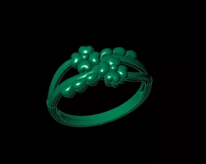 Rings 3D print model_2
