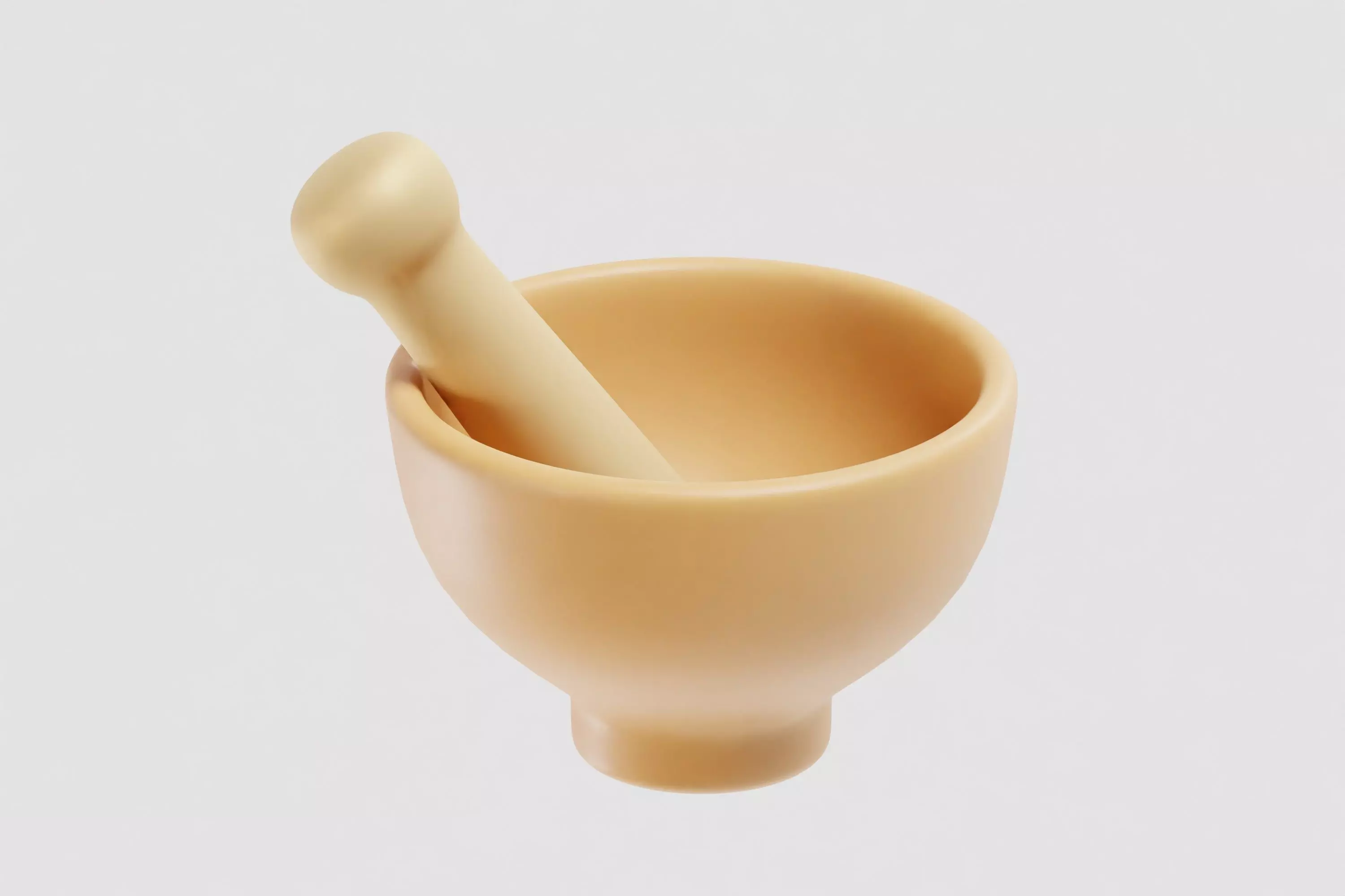 Herbal Bowl Low-poly 3D model