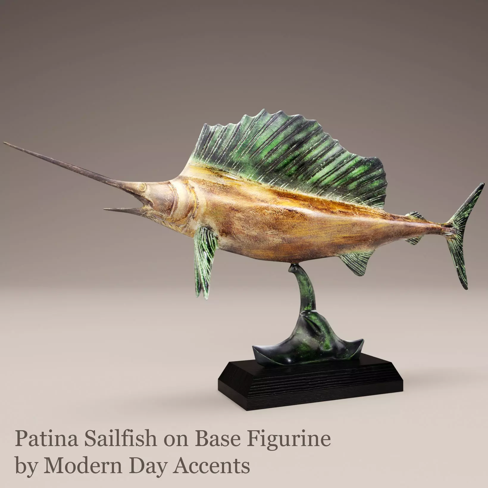 swordfish sailfish sculpture 3D model