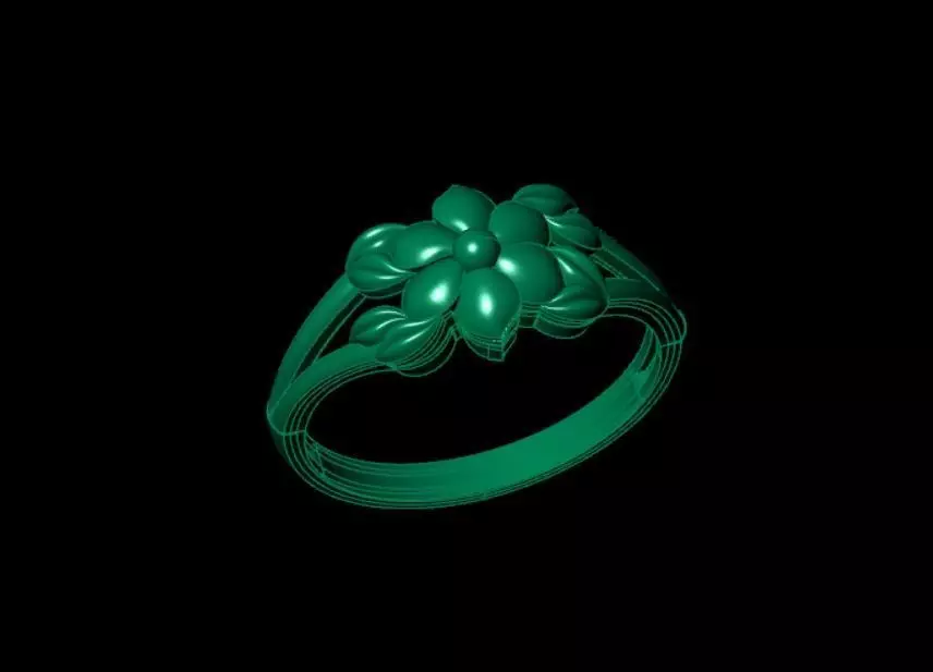 Rings 3D print model_2