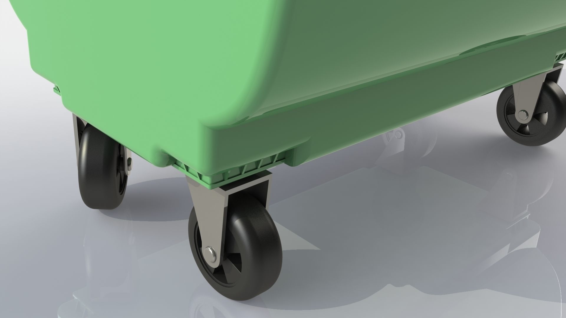 Garbage Dumpster 3D model_2