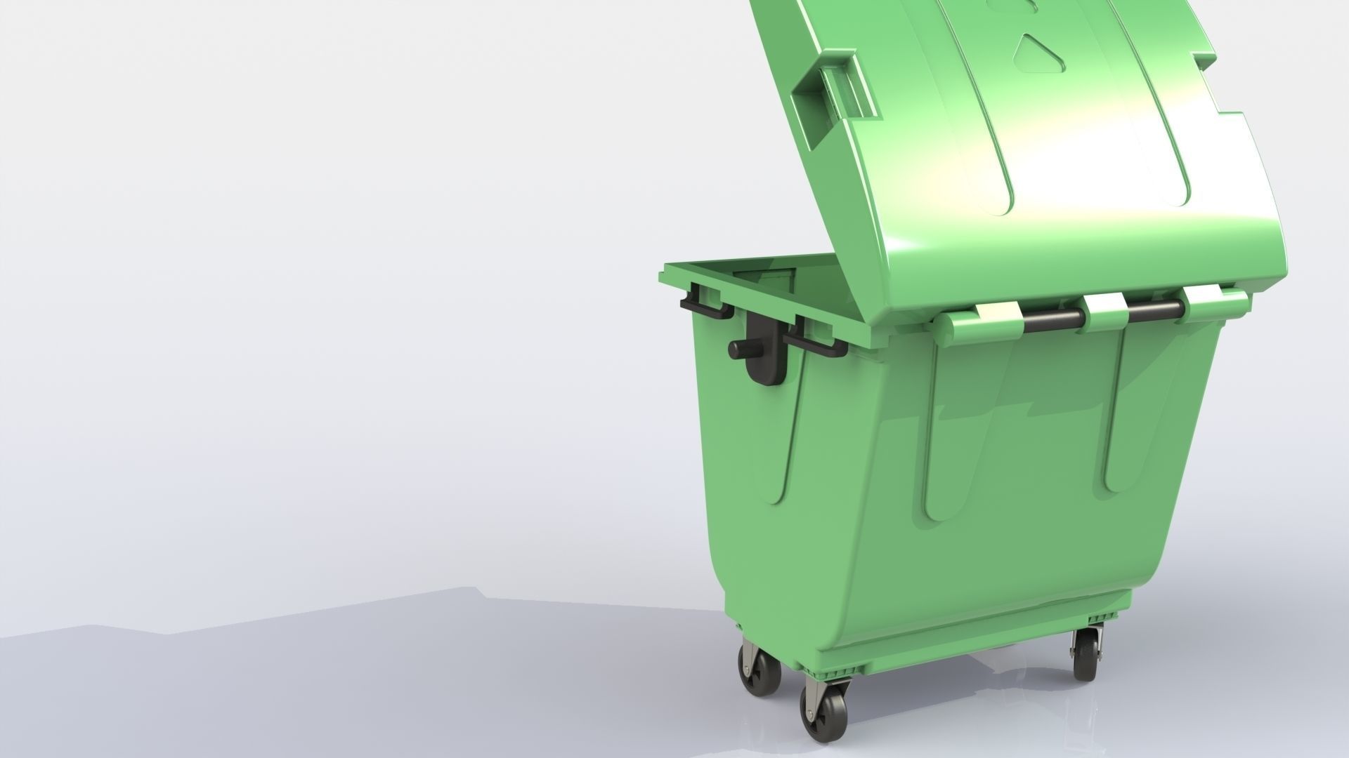 Garbage Dumpster 3D model_1