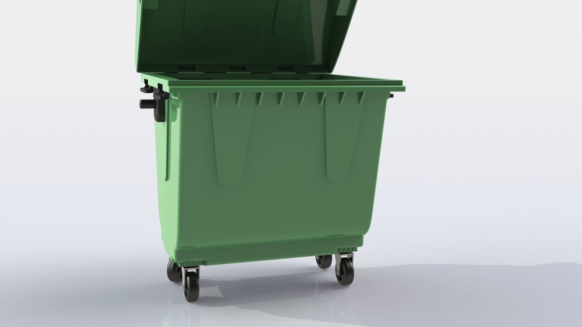 Garbage Dumpster 3D model_3