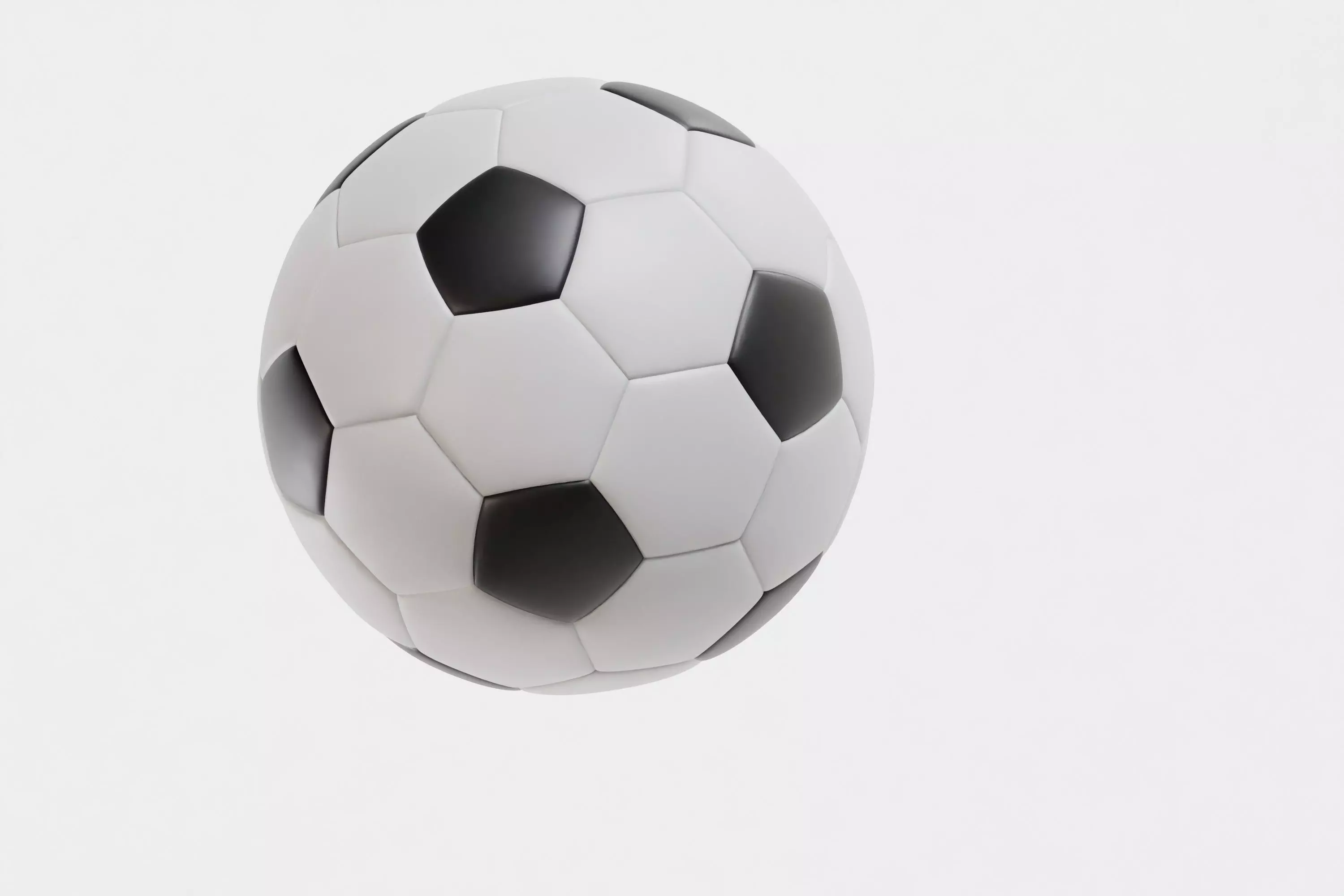 Soccer Ball Football Low-poly 3D model_4
