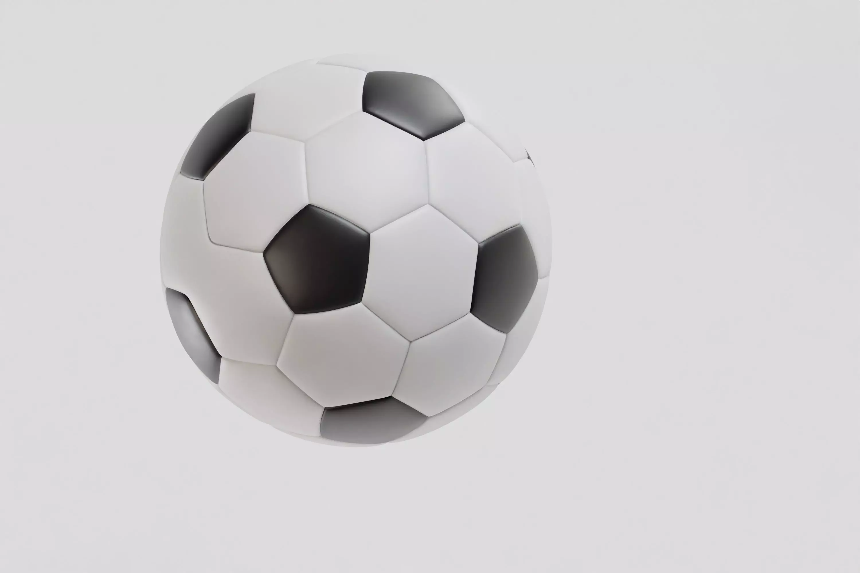 Soccer Ball Football Low-poly 3D model_1