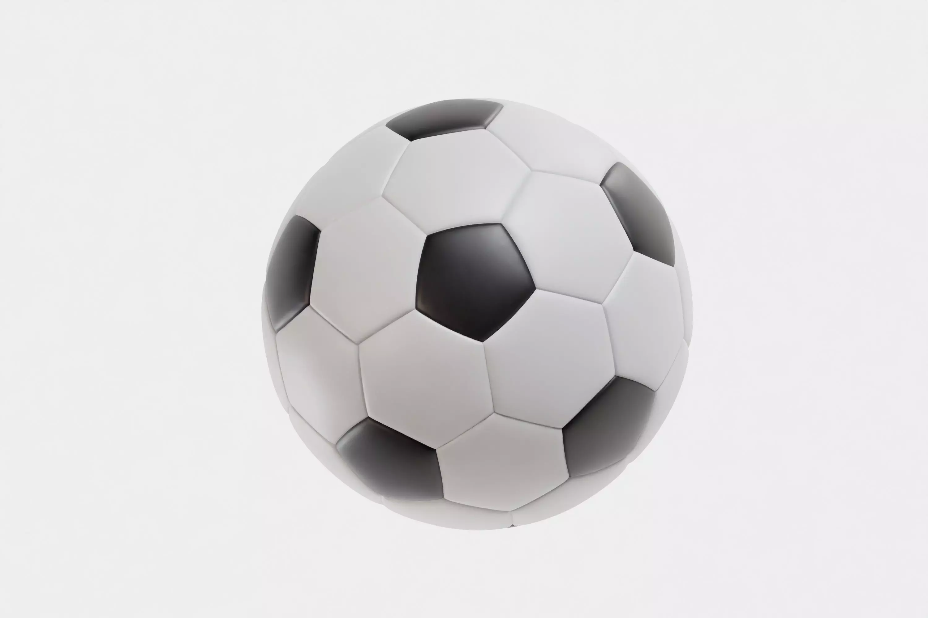 Soccer Ball Football Low-poly 3D model_0