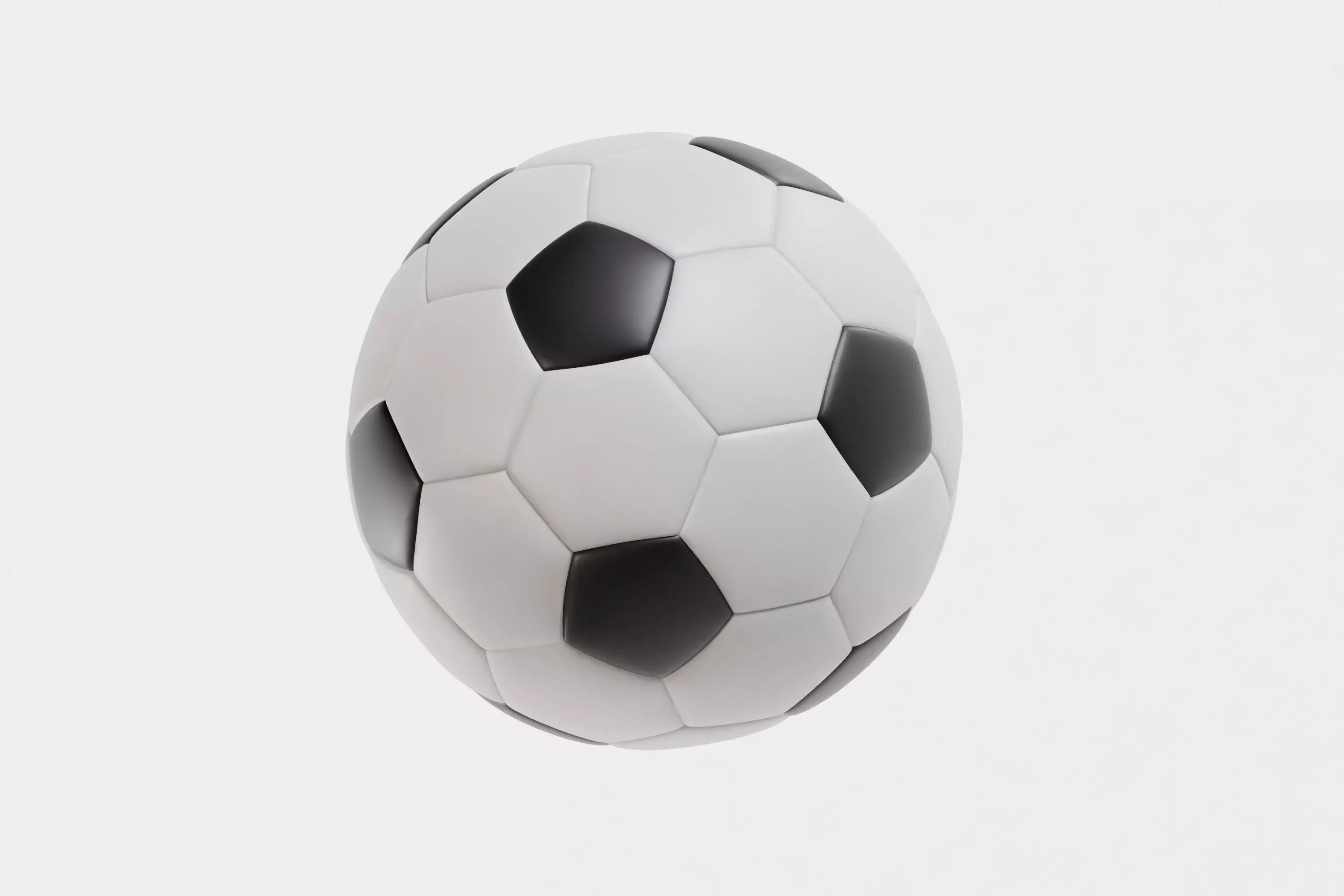 Soccer Ball Football Low-poly 3D model_5