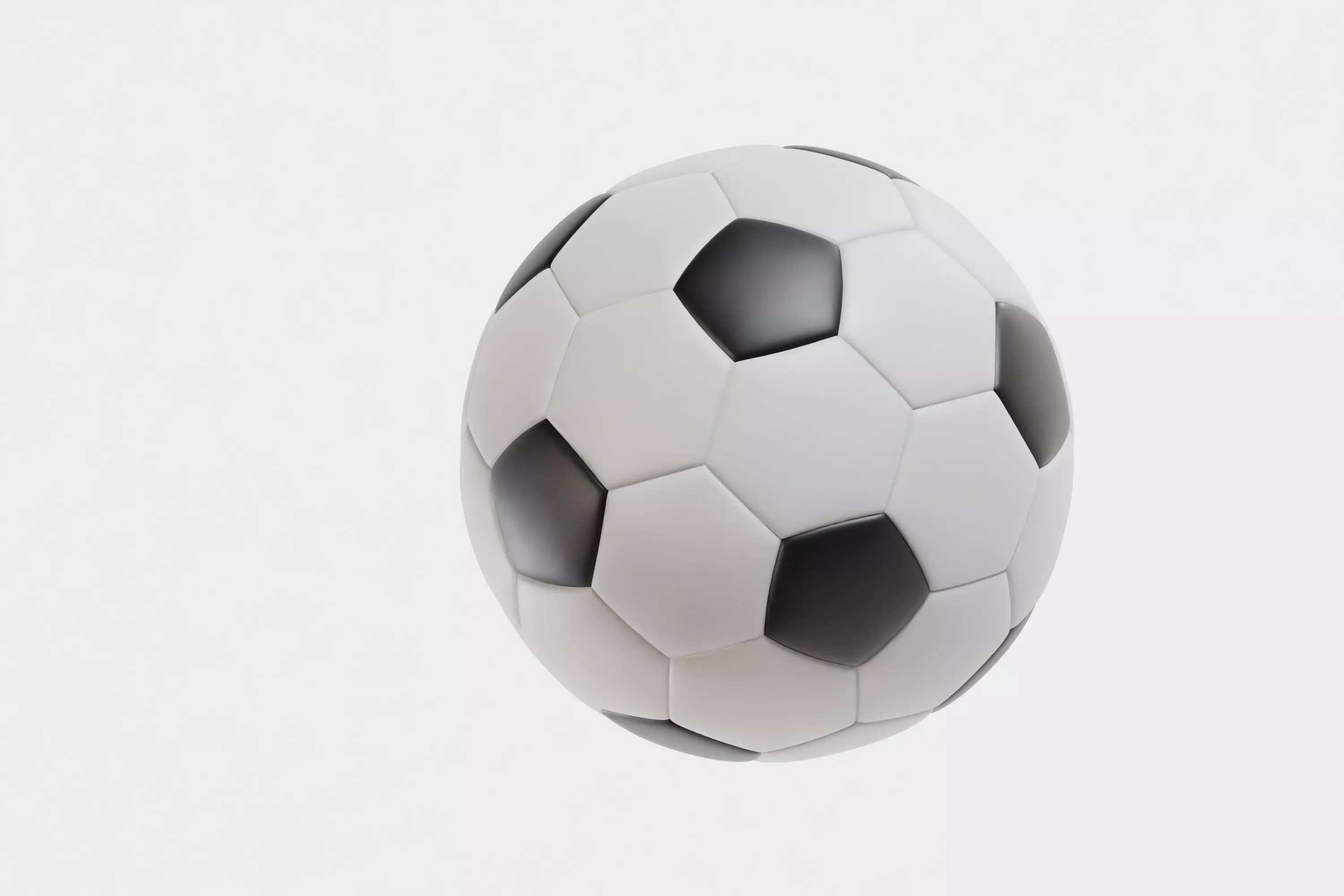 Soccer Ball Football Low-poly 3D model_3