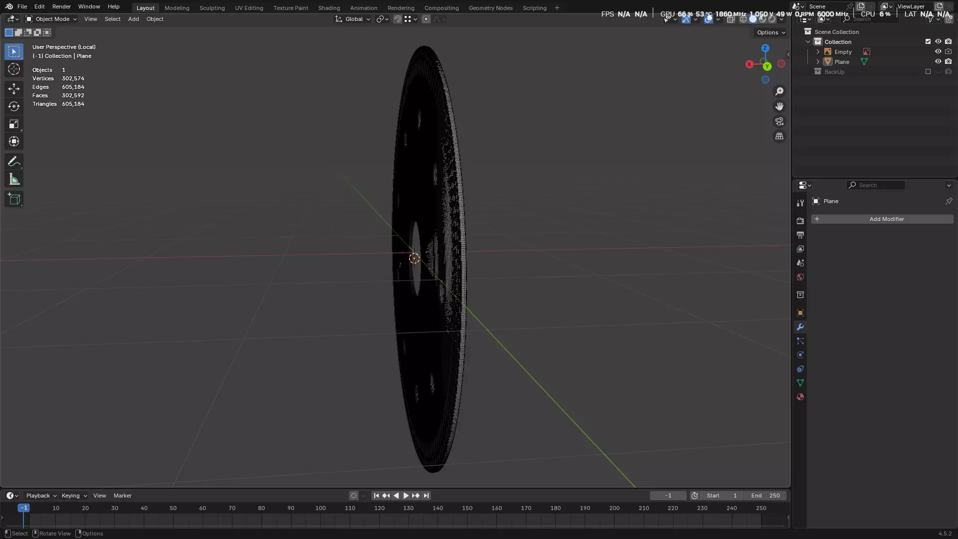 Saw Blade for Grinder Low-poly 3D model_46