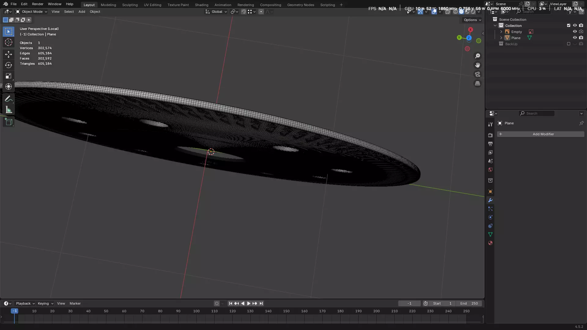 Saw Blade for Grinder Low-poly 3D model_50