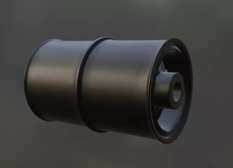 maz truck wheel and tire 3d print model 3D print model_6