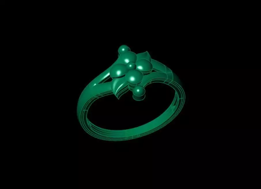 Rings 3D print model_2