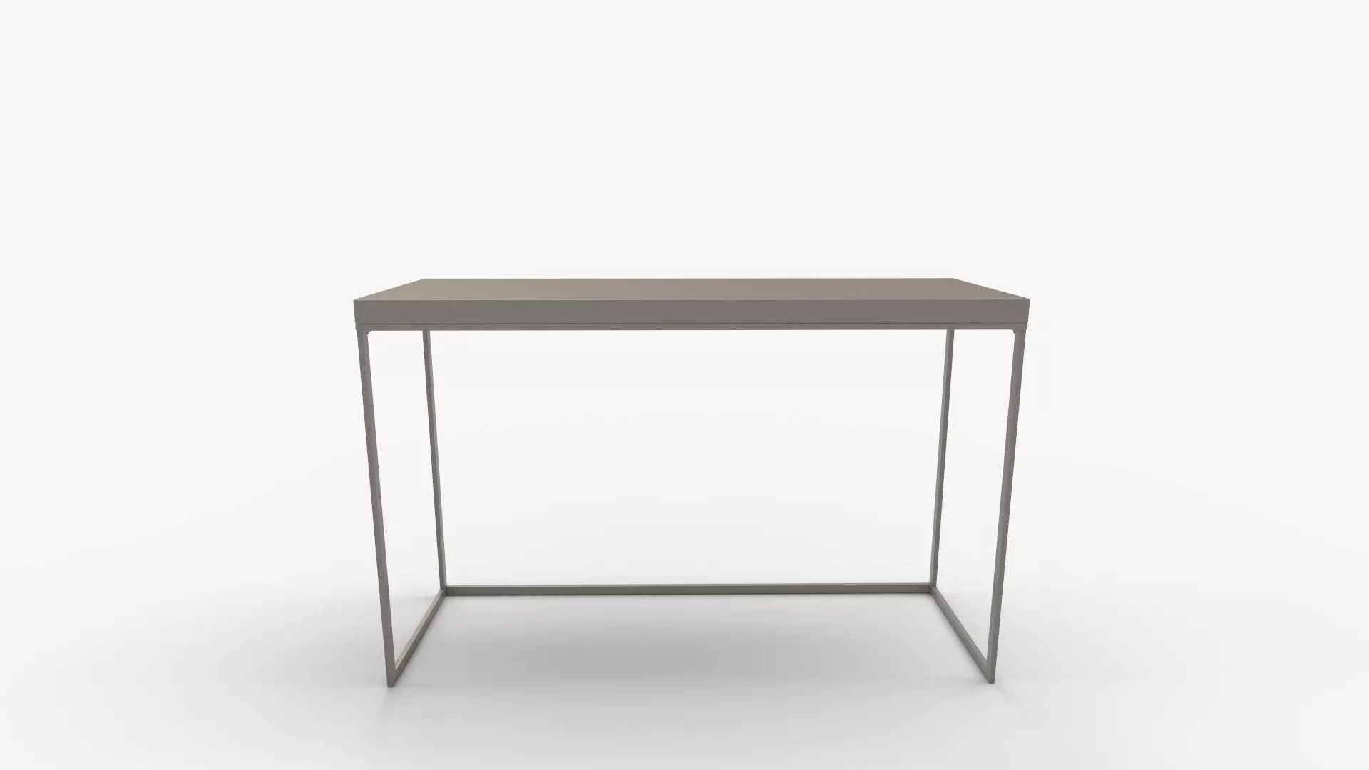 Corneau Metal and Wood Console Table 3D model_10
