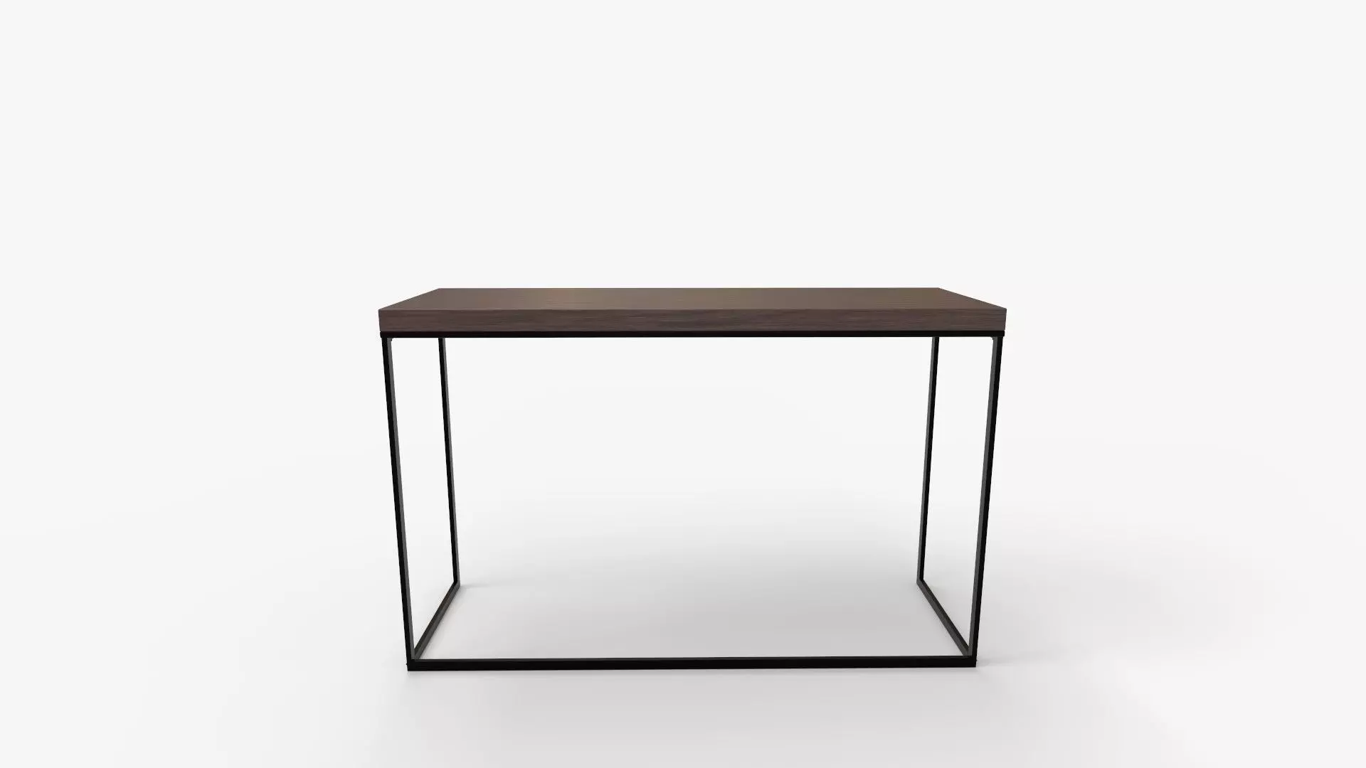 Corneau Metal and Wood Console Table 3D model_3