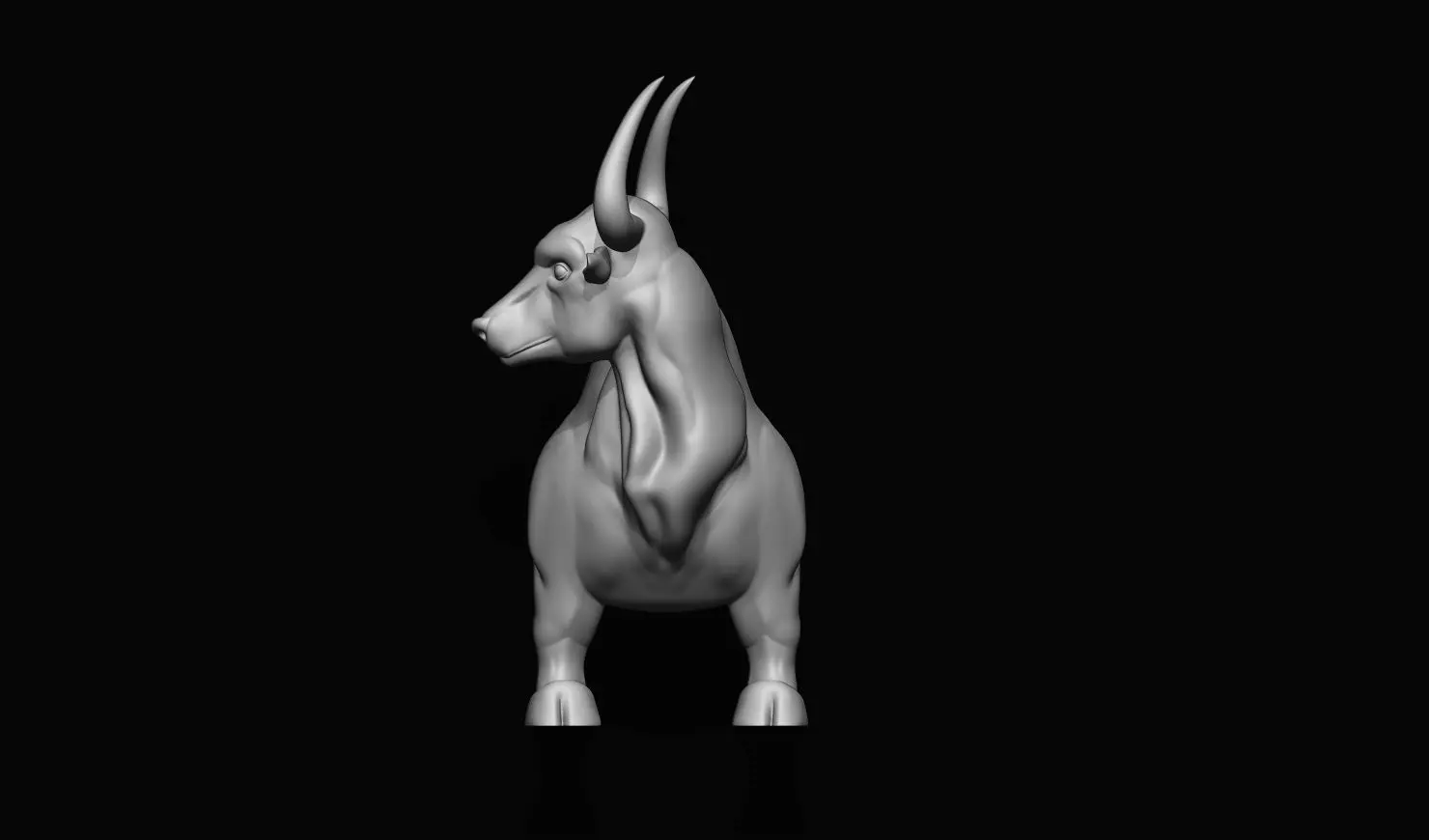 Taurus Bull 3D Printable Model 3D print model_1