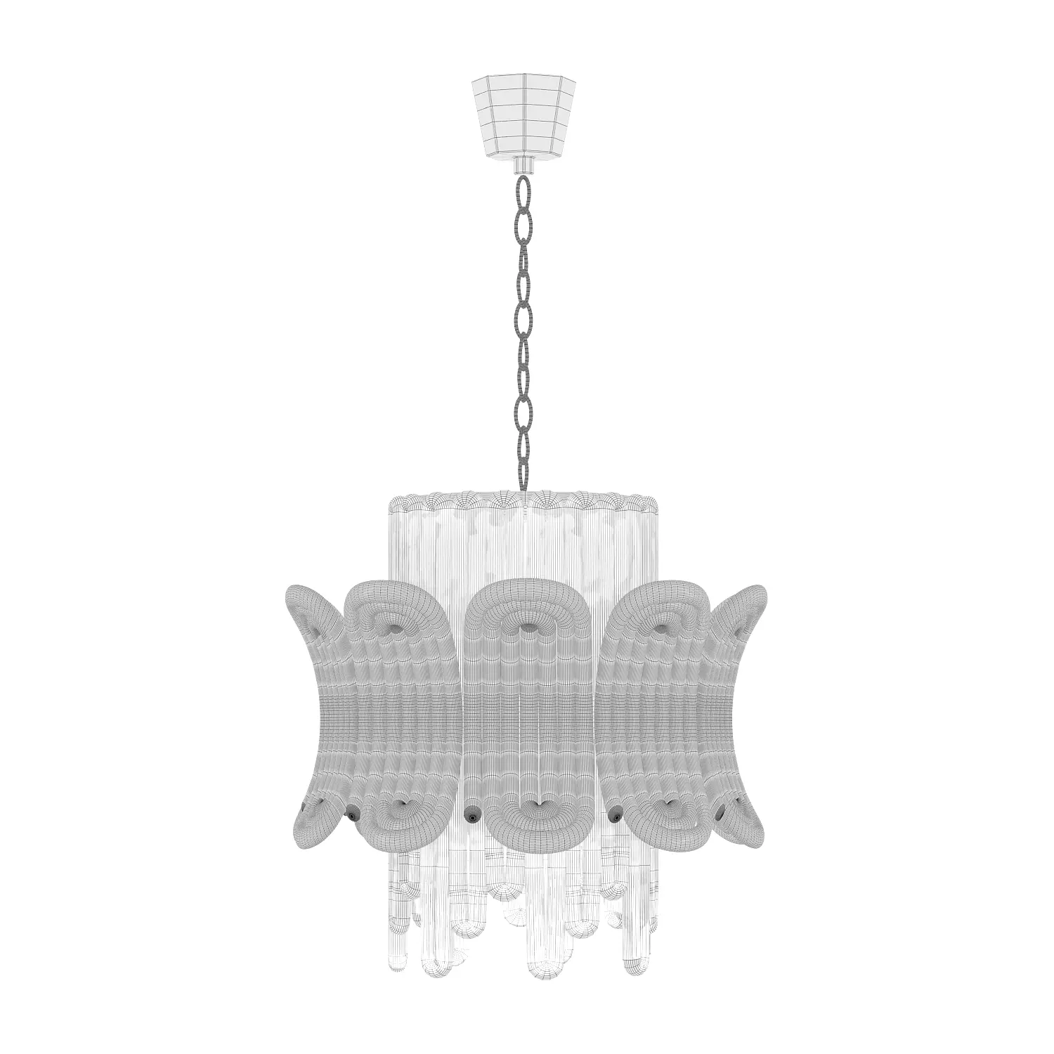 Ice Acrylic Lamp Pop Art And Space Age 3D model_2