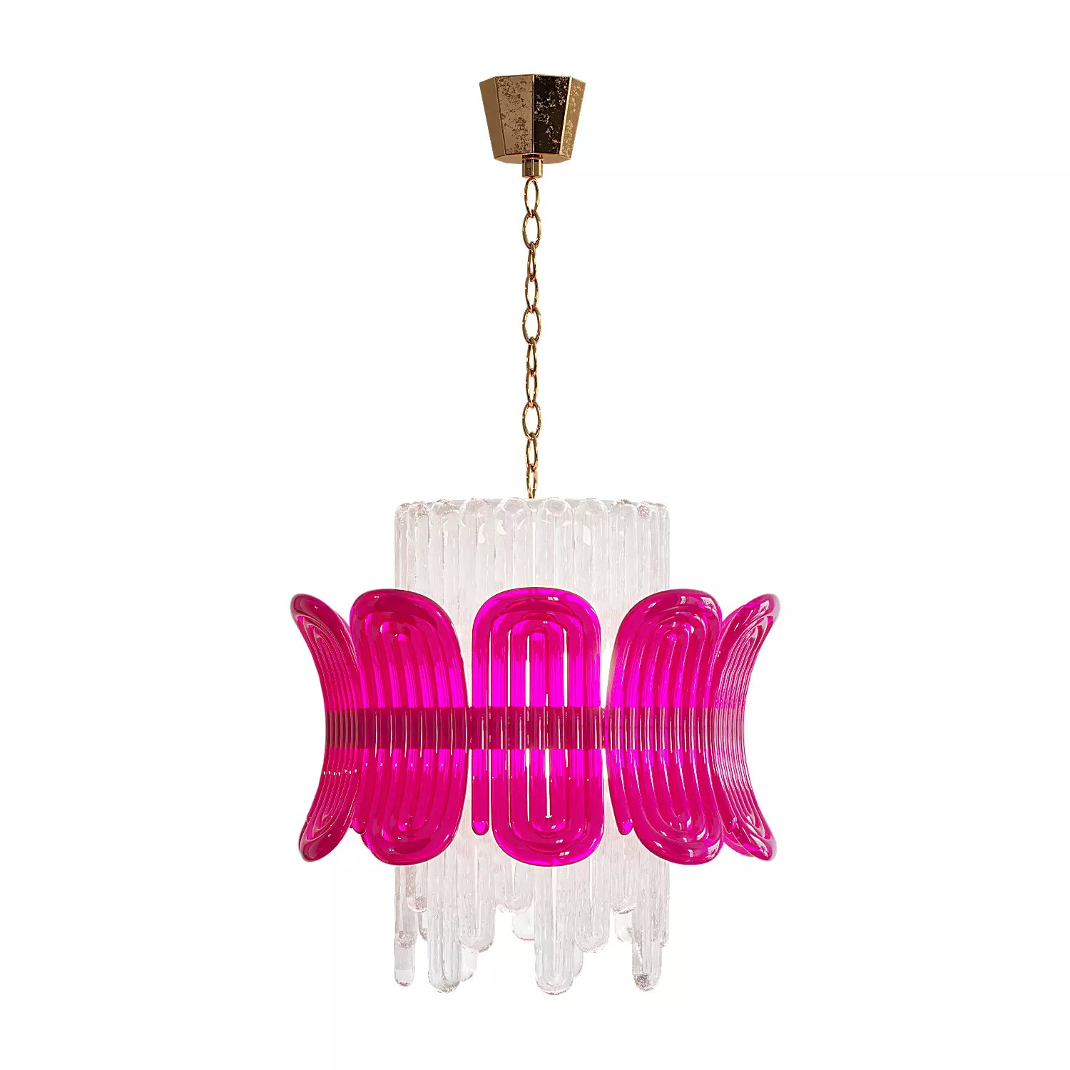 Ice Acrylic Lamp Pop Art And Space Age 3D model_1