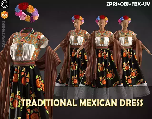 TRADITIONAL MEXICAN DRESS