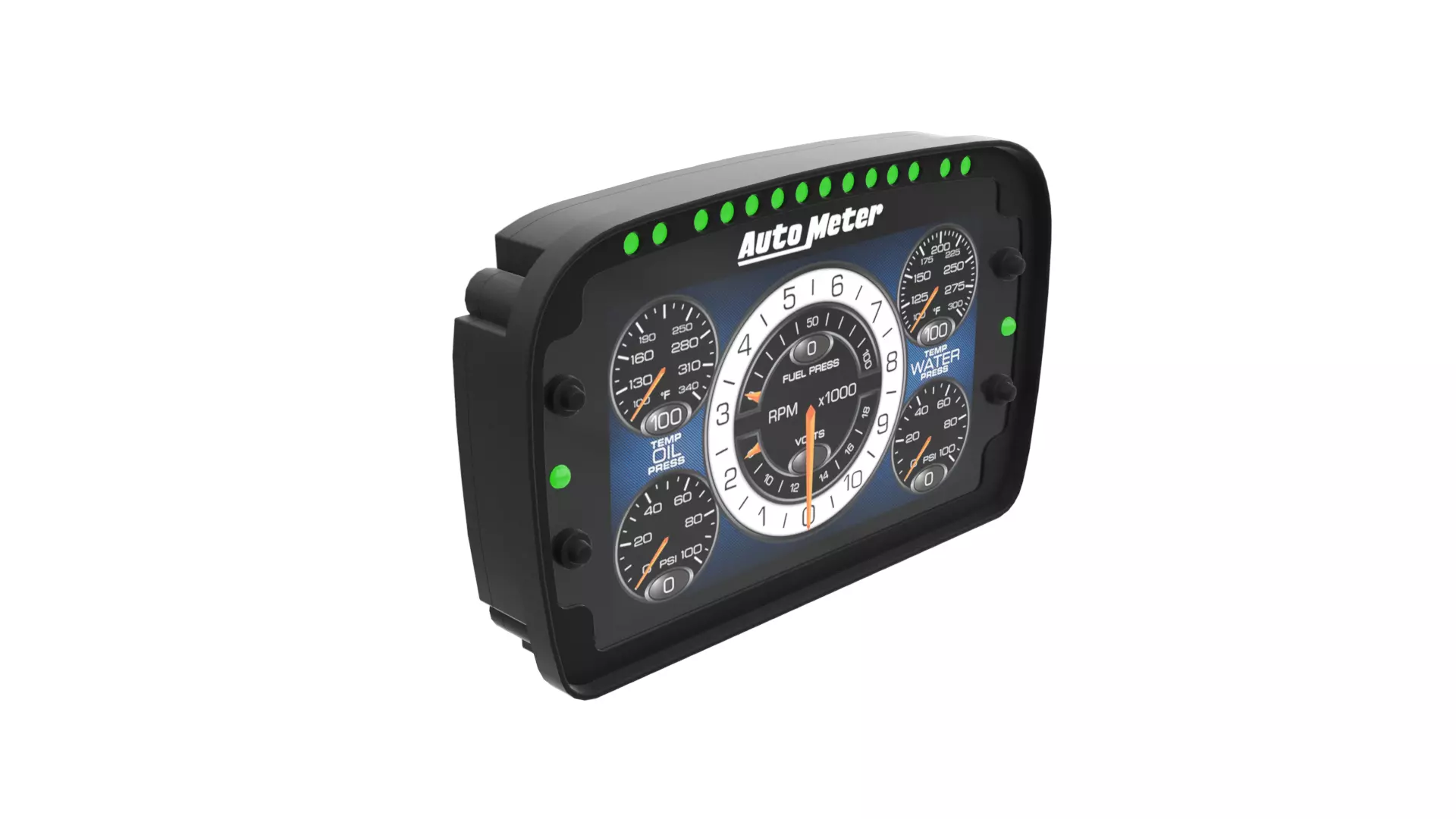 AutoMeter Competition LCD Display Low-poly 3D model_0