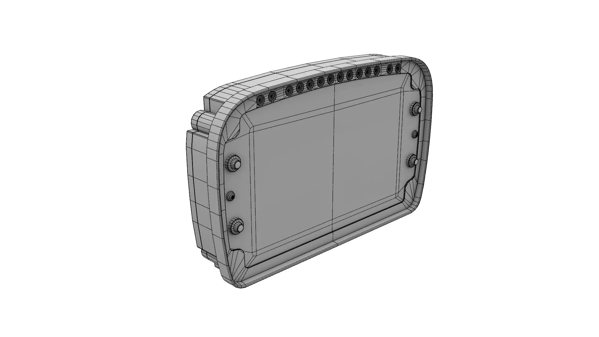 AutoMeter Competition LCD Display Low-poly 3D model_6