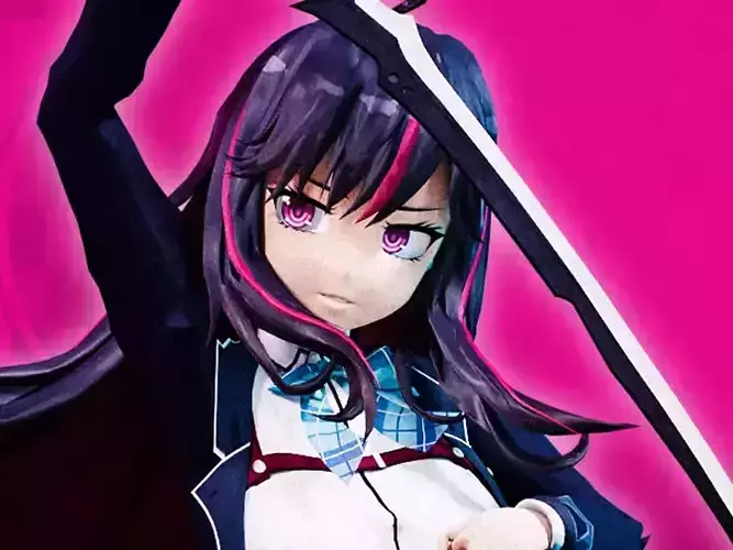 Highschool DxD - Zekka Miyamoto MMD Model