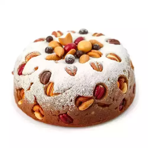Nutty Festive Cake model pack Low-poly 3D model 2