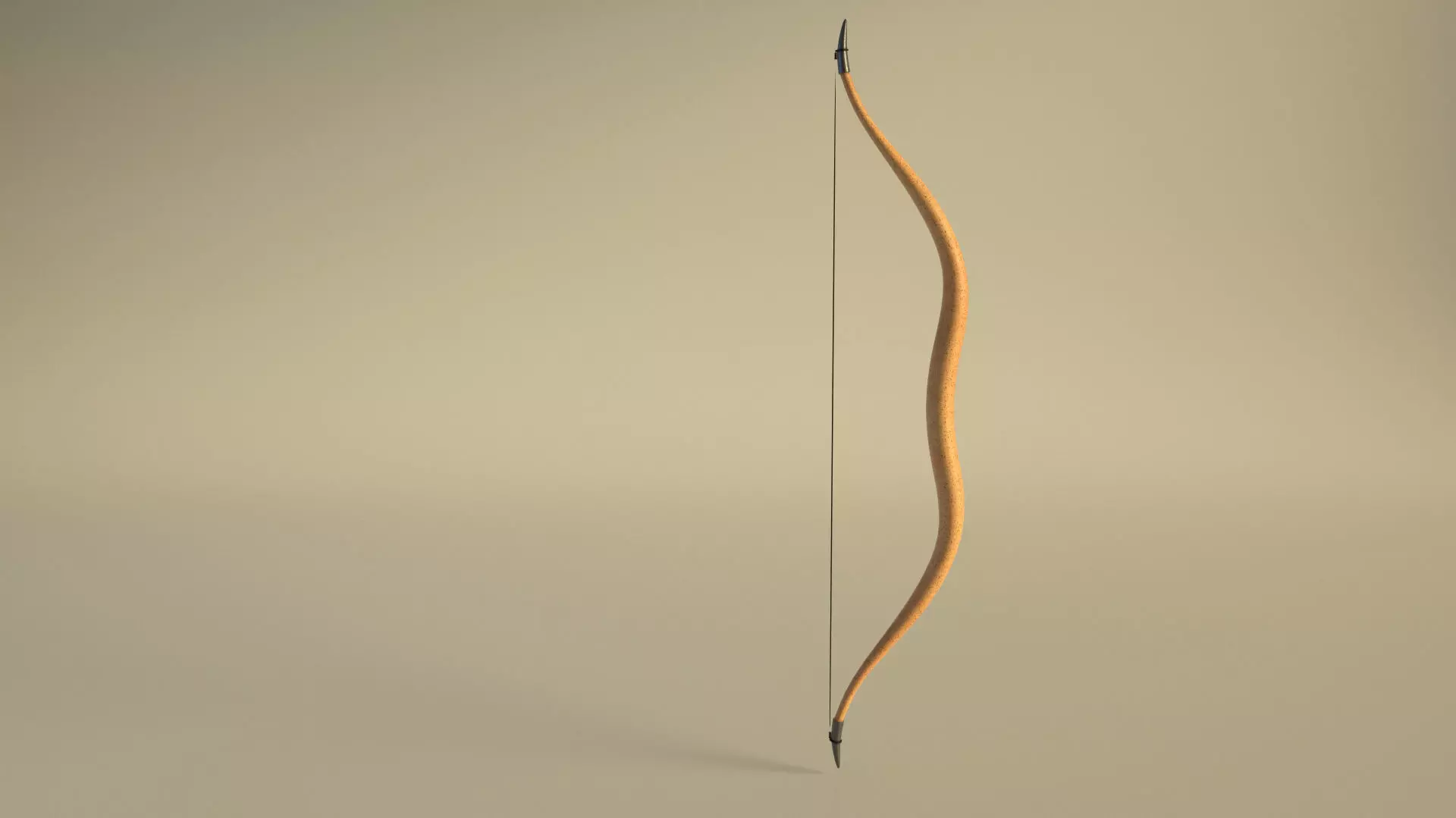 SPORT---ARCHERY---Bow bow and arrow Low-poly 3D model