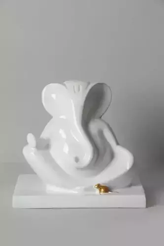 Modern Ganpati Sculpture Contemporary Home Decor