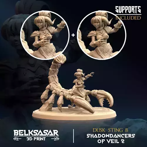 Dusk Sting B Nude and Normal