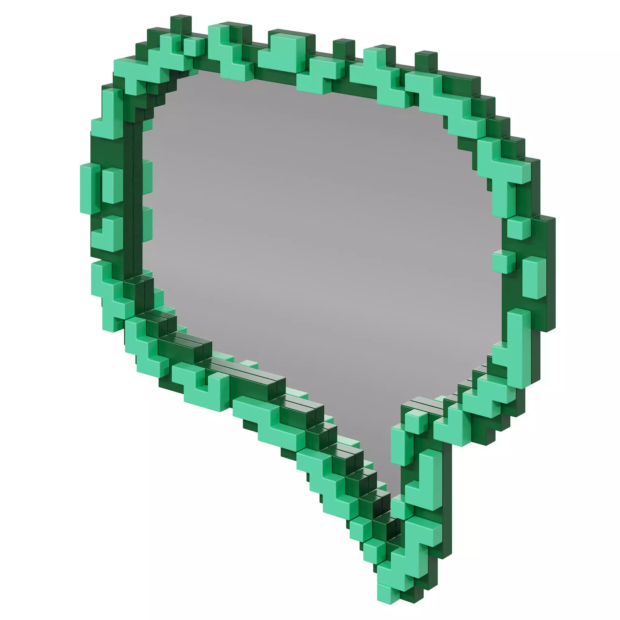 Pixel mirror Message by Seletti 3D model_3