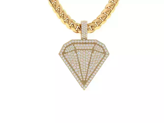 Dimond Hip Hop Pendant 