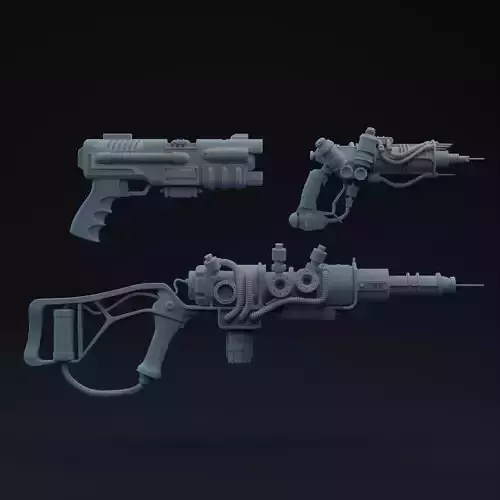 One Twelfth Scale F3 Plasma Blasters Printable Files