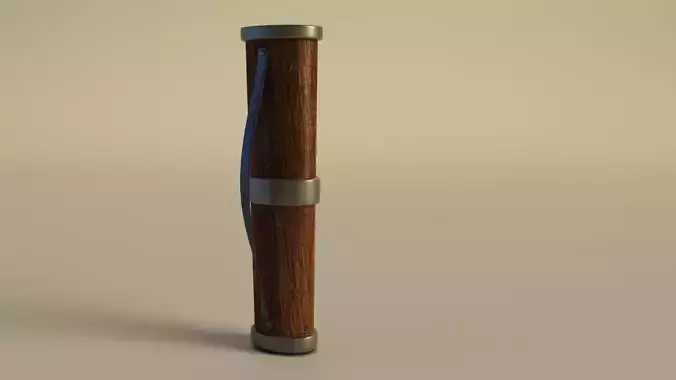 SPORT---ARCHERY---Quiver wooden pen Low-poly 3D model