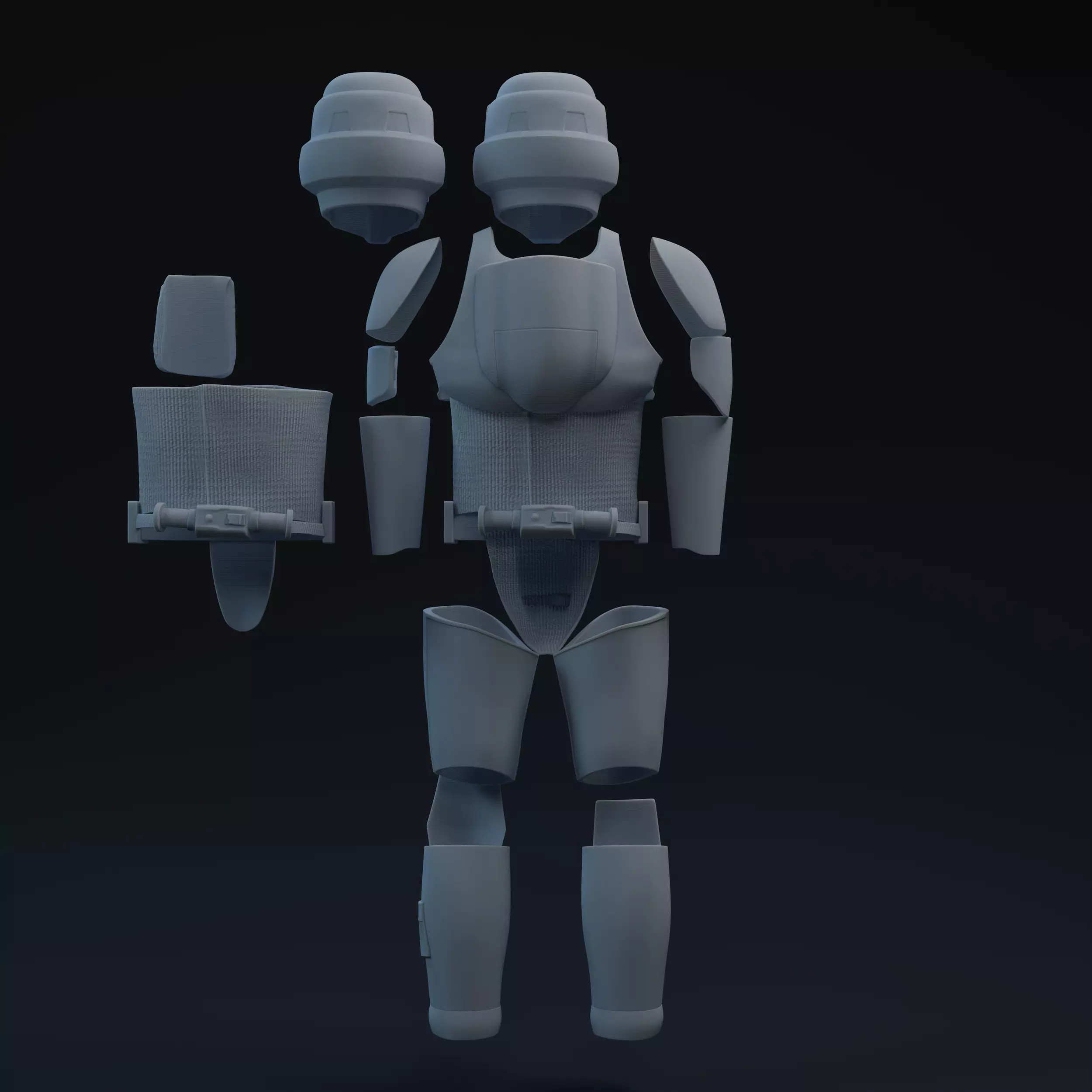 One Twelfth Scale Storm Commando Scout Printable Kit 3D print model_1