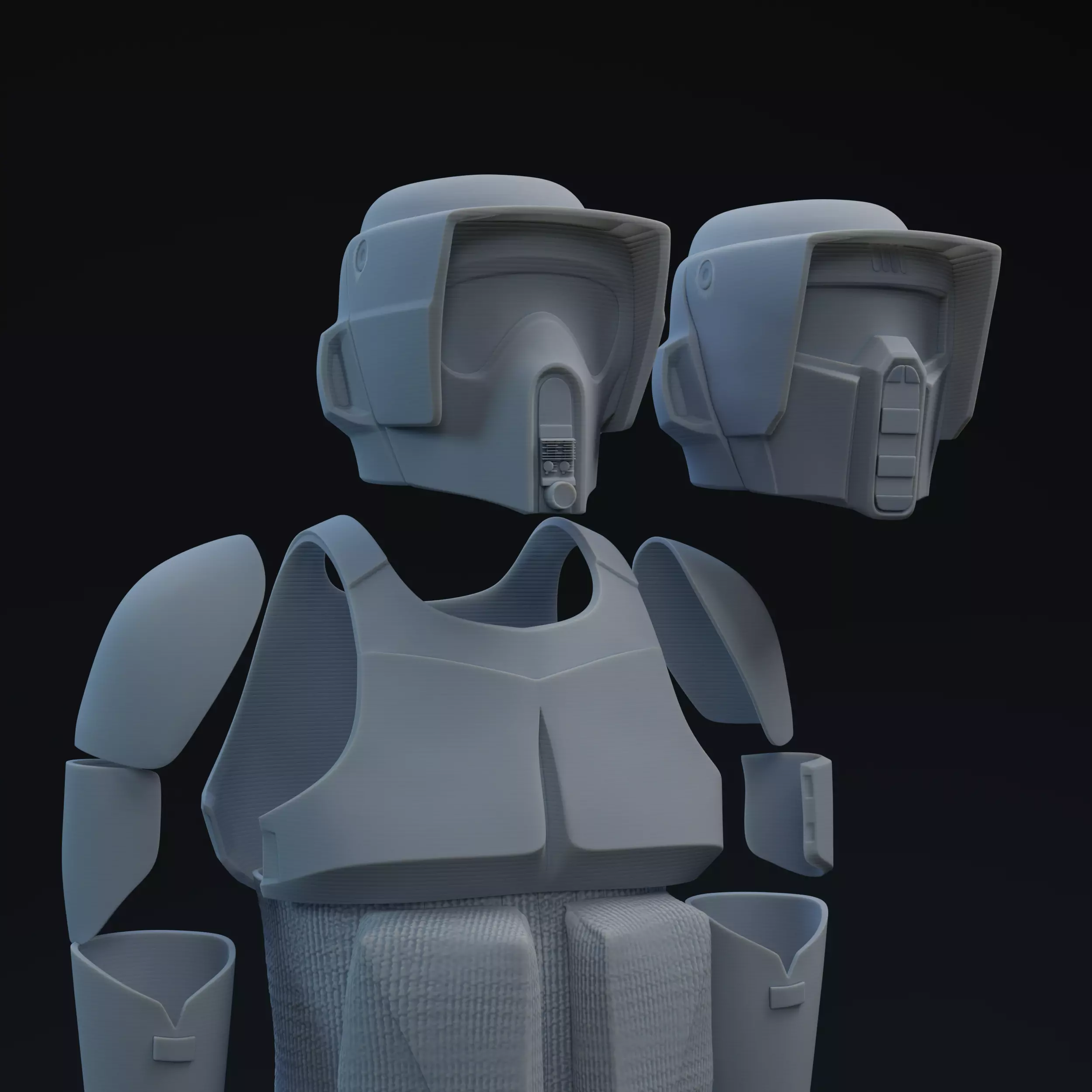 One Twelfth Scale Storm Commando Scout Printable Kit 3D print model_2